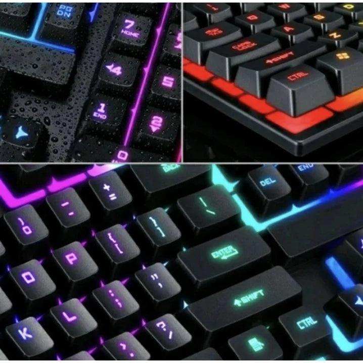 Teclado Gamer Semi-Mecânico RGB Retroiluminado - MultiStore