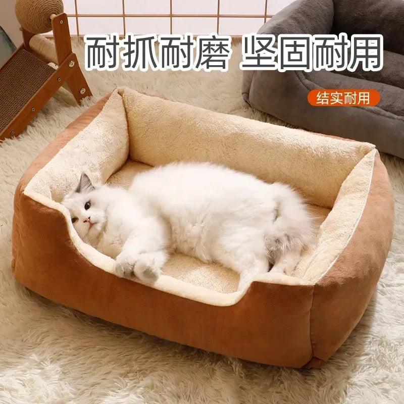 Cama para gatos Produtos para pets Almofadas Artigos para gatinhos Acessórios Casas para cães - MultiStore