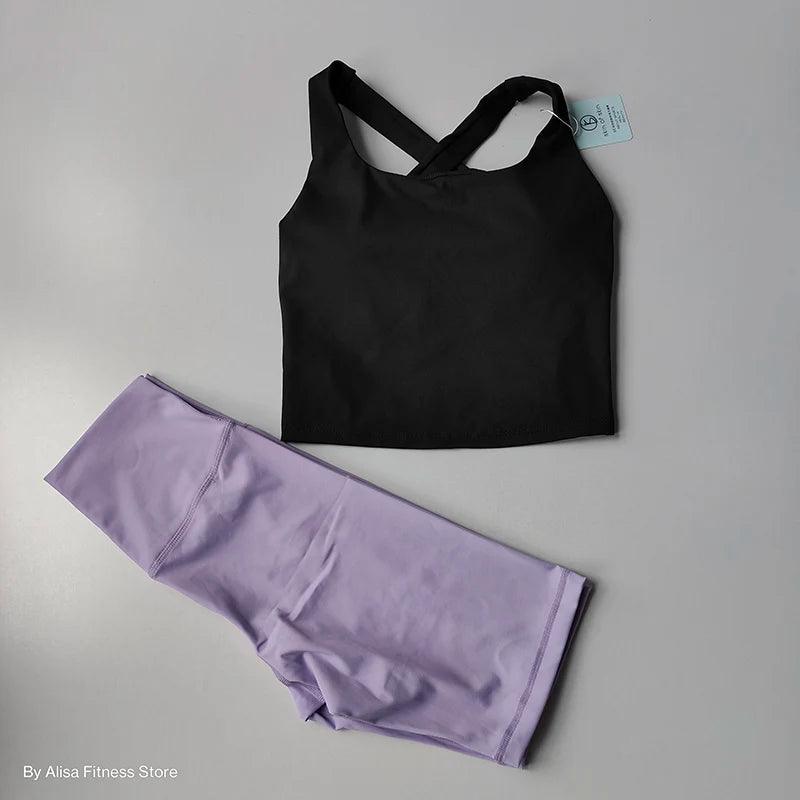 conjunto de yoga feminino treino - MultiStore