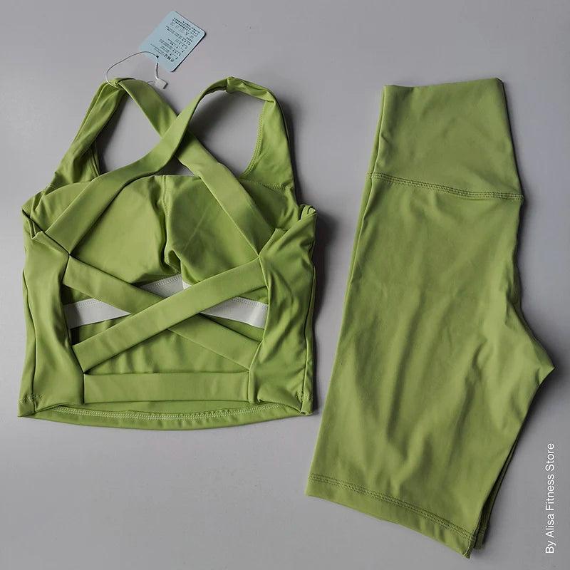 conjunto de yoga feminino treino - MultiStore