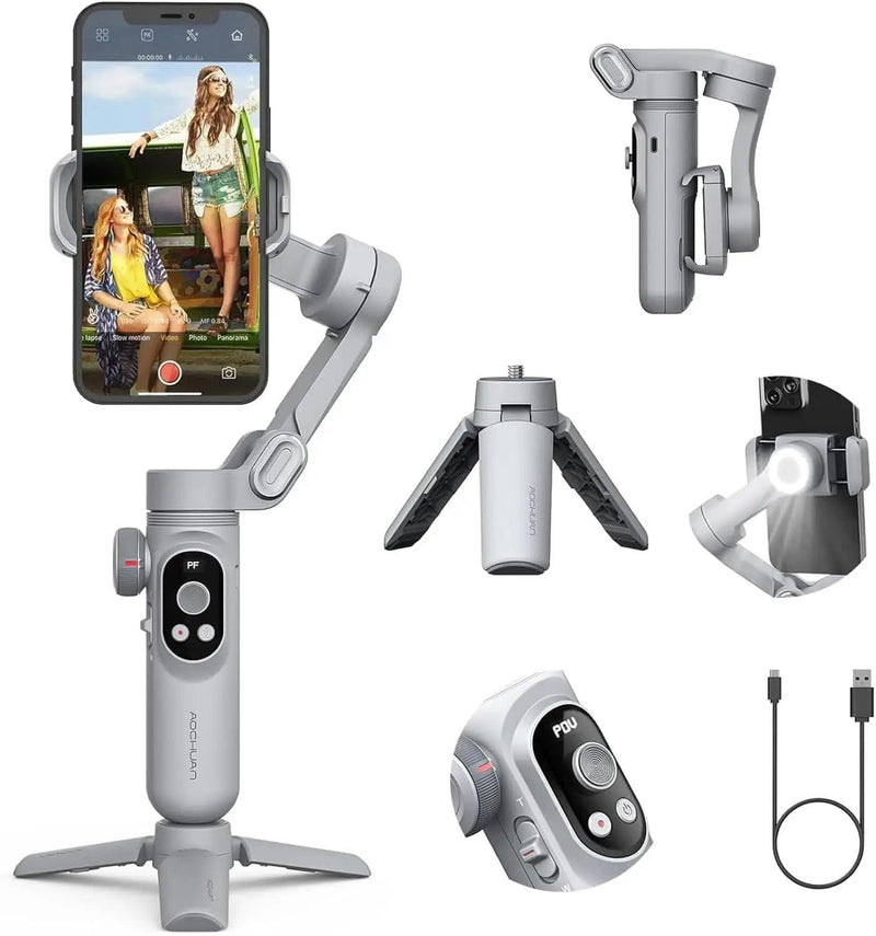 Gimbal Portátil 3 Eixos Smart X Pro para Smartphone - MultiStore