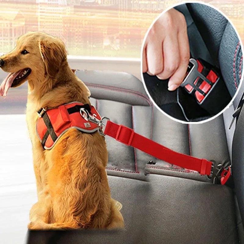 Cinto Ajustável para Pets no Carro - MultiStore