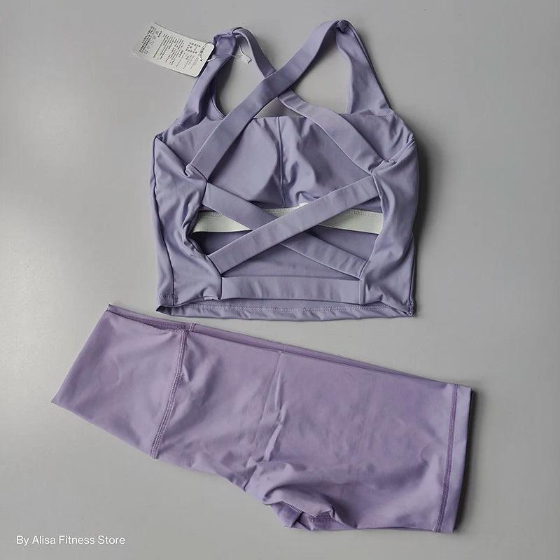 conjunto de yoga feminino treino - MultiStore