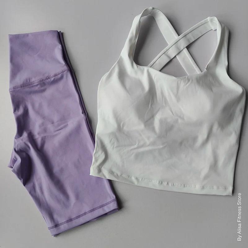 conjunto de yoga feminino treino - MultiStore