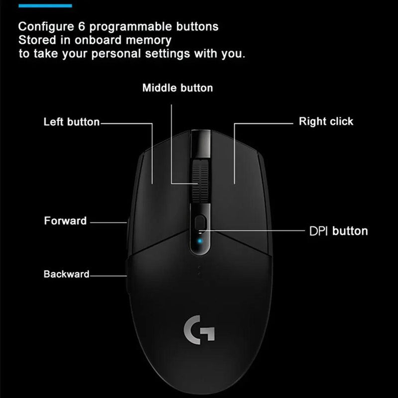 Logitech G304 Lightspeed Wireless Gaming Mouse - MultiStore