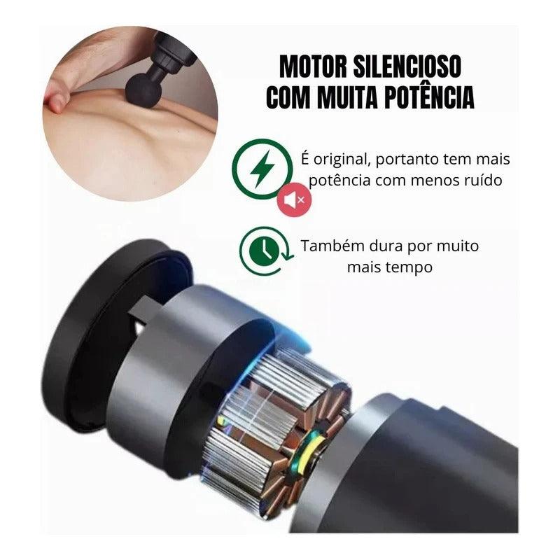 Pistola PowerRelax Pro - Alívio Muscular e Relaxamento Total - MultiStore